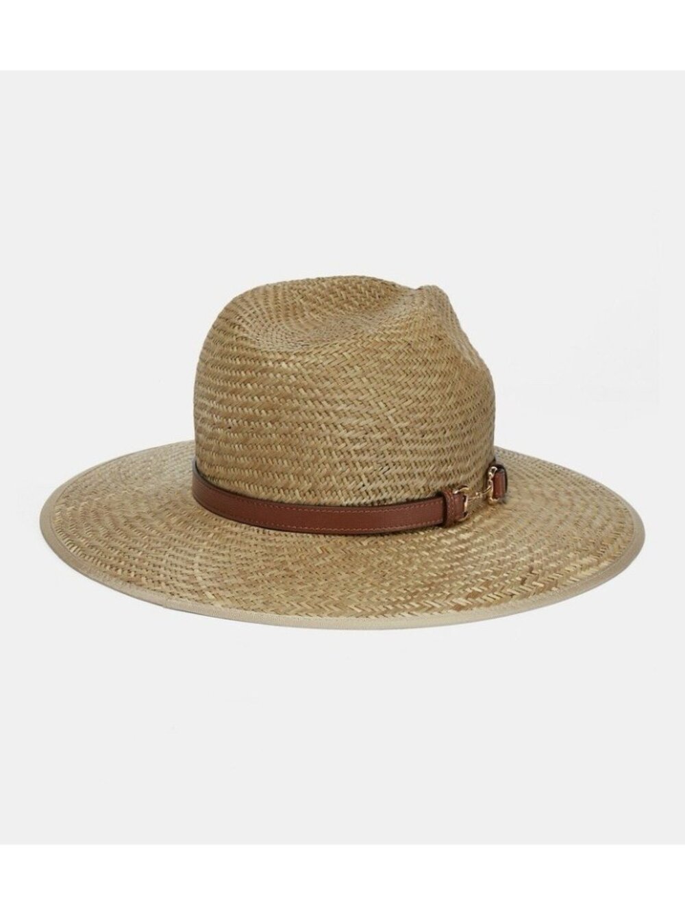 NWT GUCCI Hat Straw Fedora Sz S 100% Authentic